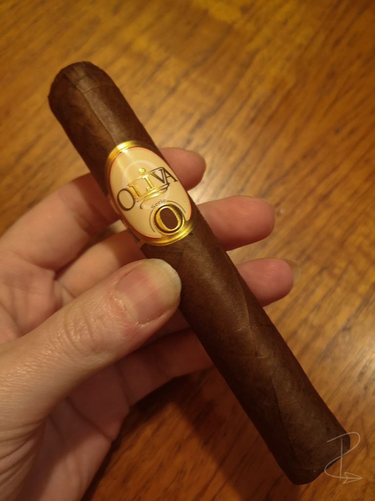 I started my week of cigars with the lighter flavoured but still delicious Oliva Serie O Robusto